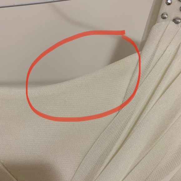 Bloome de jeune fille-white dress w/jewelled strap - Picture 8 of 8